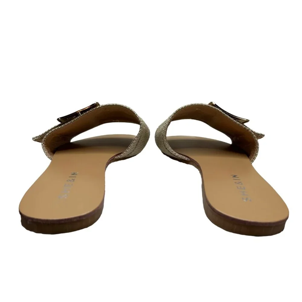 Shein Canvas Slide Sandal (6.5)